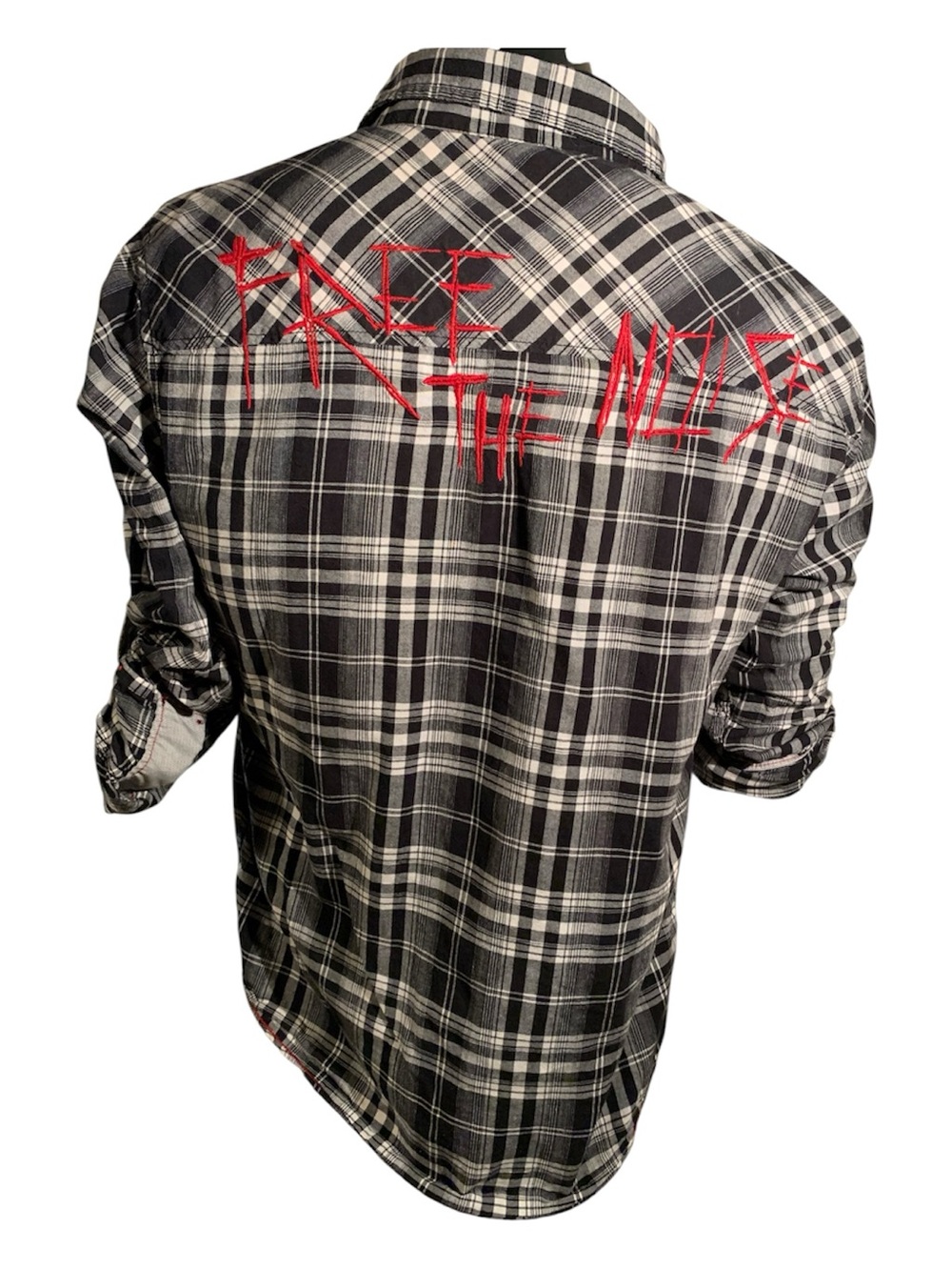 Decoded Skull Logo Skate Shirt Y2K Men’s Med Free The Noise